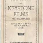 Keystone Manufacturing Catalog of Films and Accessories (date unknown)