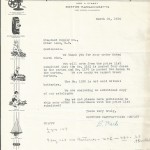 Keystone Letter March 26th 1934