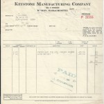 Invoice Keystone July 22nd 1938 #P3035