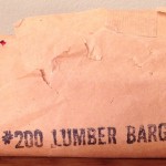 Unknown Wooden Lumber Barge Model #200