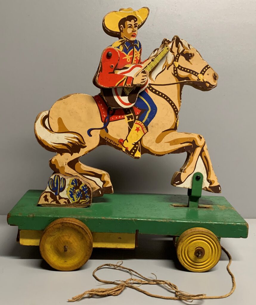 Keystone Cowboy with Guitar Pull Toy
